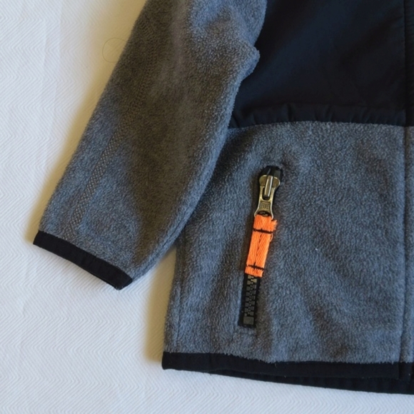 carter's sporty fleece zip-up jacket 12 months baby boy - Picture 5 of 7